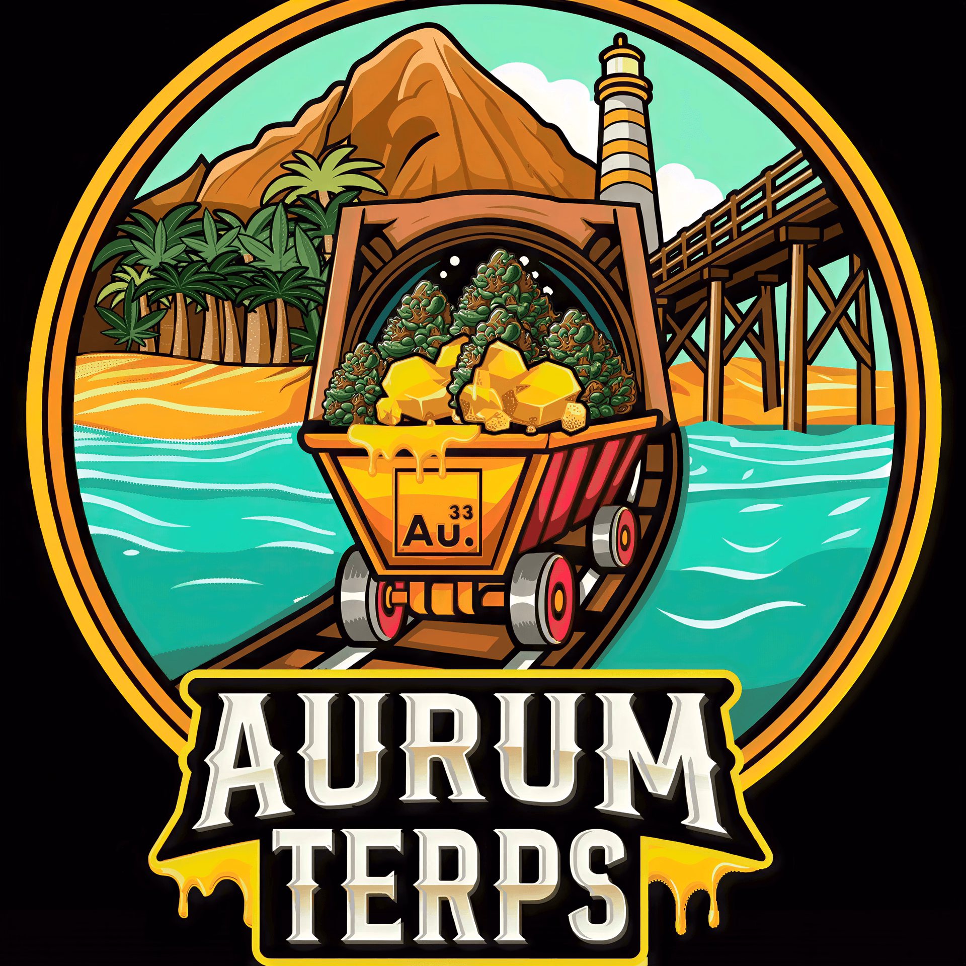 Cannabis Social Club Aurum Terps CSC logo